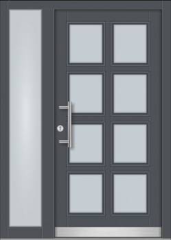 haustüre fichtenholz ral farbe1 seitenteil