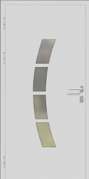 Alu Haustüre Innenansicht