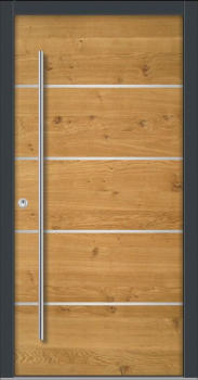 Haustüren Holz Eiche Astig Modell H 107A