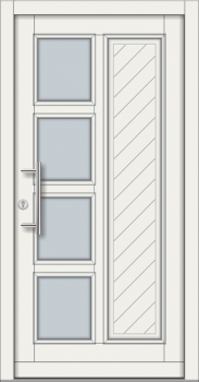 Holzhaustüre Fichte