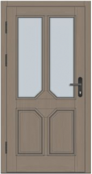 haustüre holz fichte innenansicht