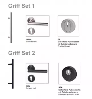 Griff Set Profil rund