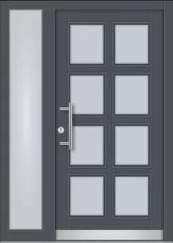 Preview: haustüre fichtenholz ral farbe1 seitenteil