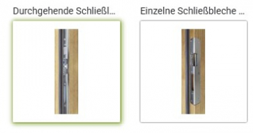 Schließleiste 2 Varianten