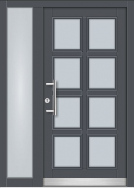 haustüre fichtenholz ral farbe1 seitenteil