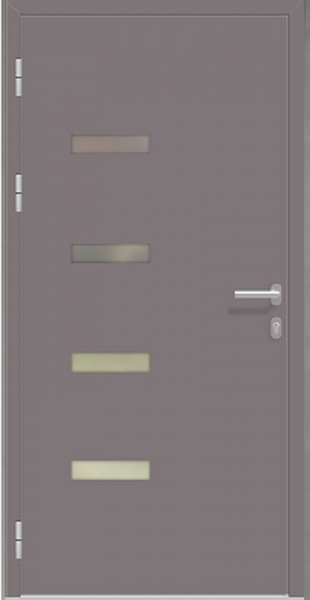 Aluminium Haustüre Innenansicht