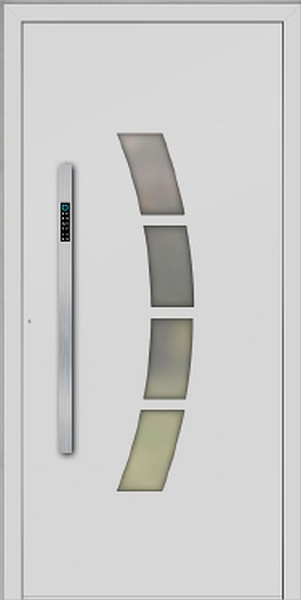 Aluminium Haustüre Weiß