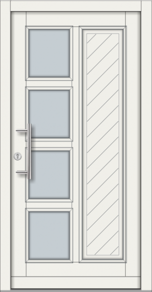 Holzhaustüre Fichte