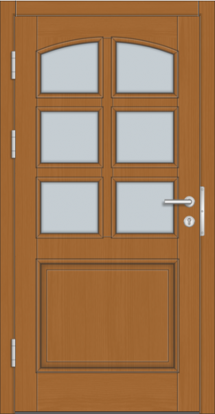 Haustüre Holz innen