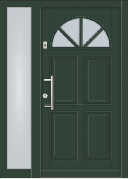 haustüre fichtenholz ral farbe1 seitenteil