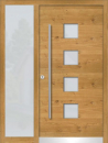 Haustüren Holz Eiche Astig Modell H 126